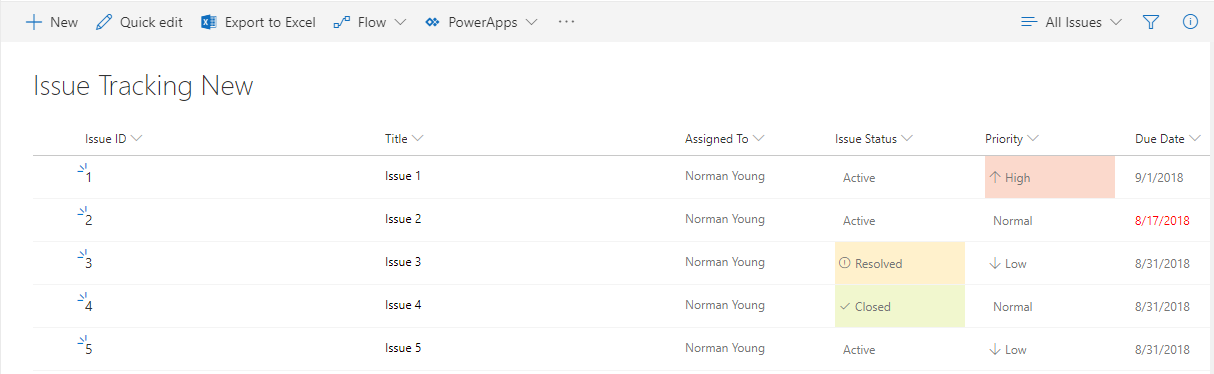 Reinvigorating the SharePoint Issue Tracking App – Norm Young