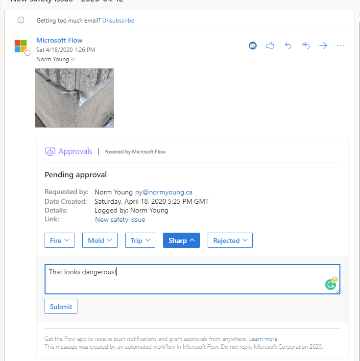 Build a safety issue solution using SharePoint and Power Automate- Part&nbsp;3