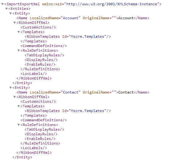 XML file snippet shown in the image below. 