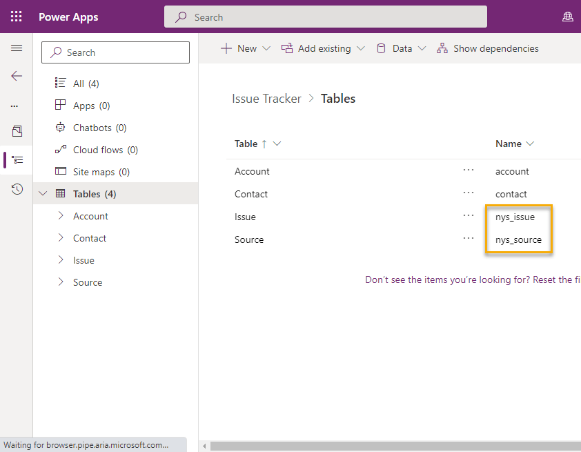 ote that our publisher prefix is added to the schema name I.e., nys_Issue.